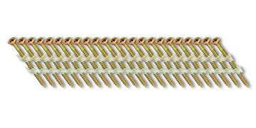 Fasco SCPS1013CSEG Scrail Fastener  Coarse Thread 30-33-Degree Plastic Strip Electro-Galvanized Square Drive, 3-Inch x .113-Inch, 1000 Per Box